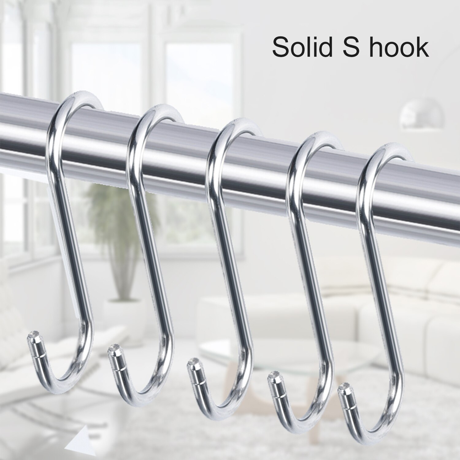 5pcs H-anger Hook Clasp Holder Hooks For H-anging Clothes Handbag Hook Space-saving Single Wall Hook