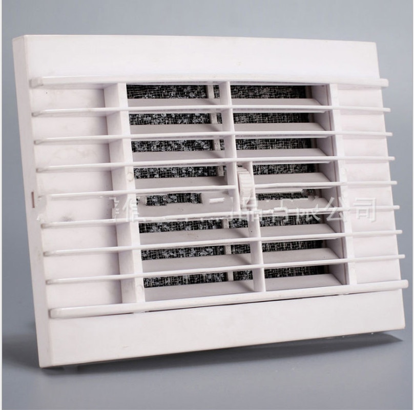 ABS wall air inlet ventilation duct grille wall vents wall vents shutters grille vents fresh air system dia100mm