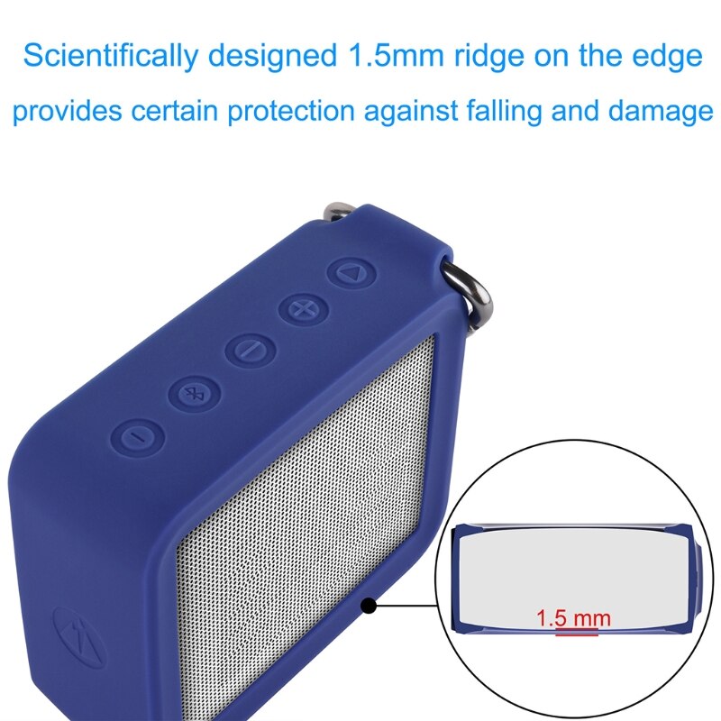Housse de protection pour haut-parleur Portable, étui de transport en Silicone, Compatible avec JBL GO 2 GO2, Bluetooth