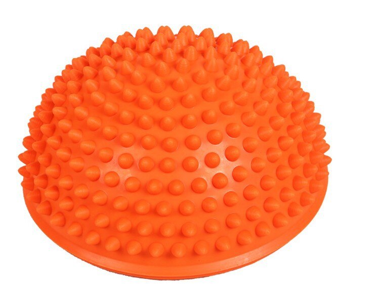 Halfronde Balans Durian Yoga Bal Tactiele Massage Zolen Acupunt Stabiliteit Training Bal Pilates Fitness Balance Yoga Bal: Orange