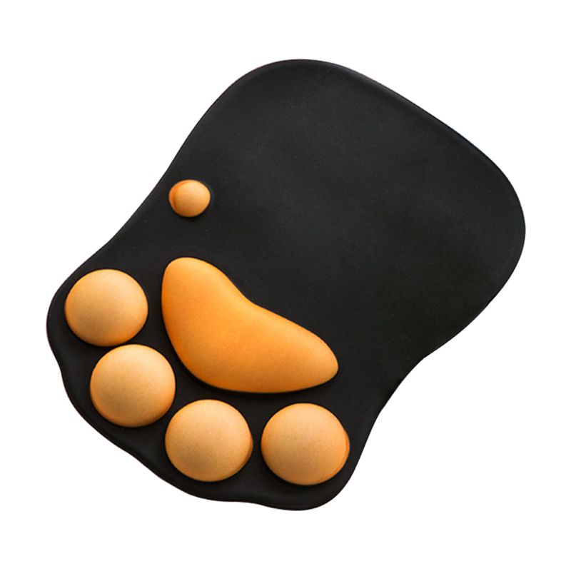 Mignon chat patte tapis de souris antidérapant Silicone souris tapis PC ordinateur repose-poignet Support