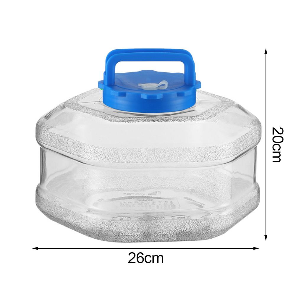 Car Water Bucket 6L/10L Portable Outdoor Camping Car Water Carrier Bucket Canister Storage Container With Water Tap