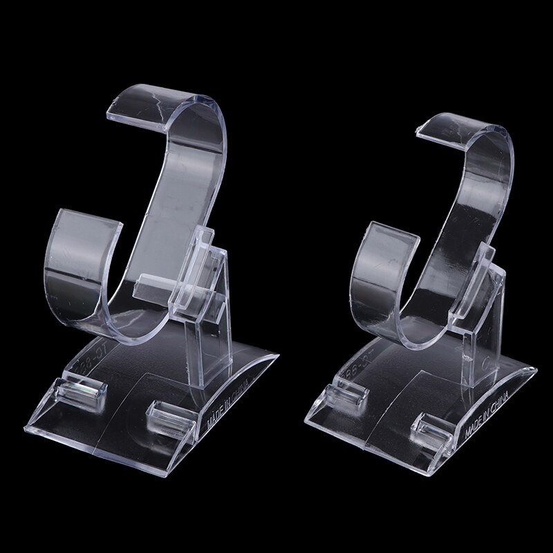 3 kpl/setti läpinäkyvä kirkas akryyli kelloteline teline työkalu rannekello kevyt teline kotelo