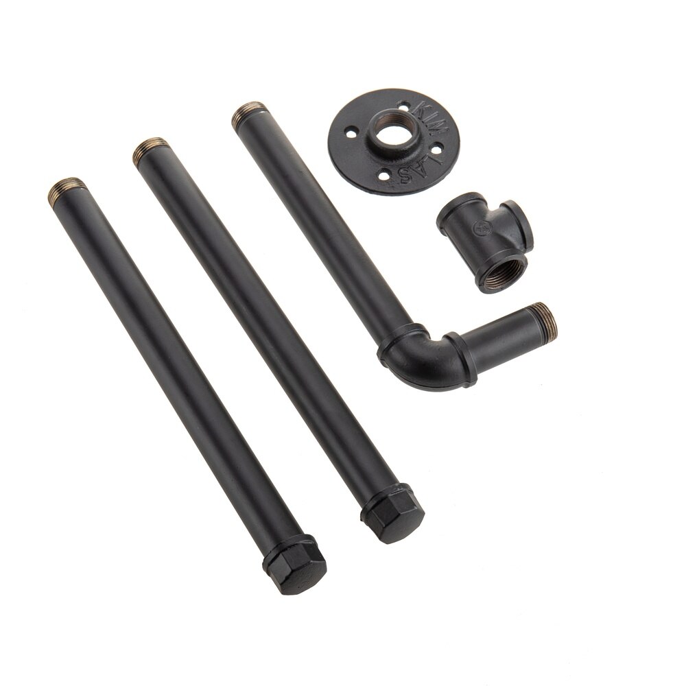 Primematik-Staal Muur Kapstok. Vintage Industriële Pijp Kleerhanger En Handdoekenrek