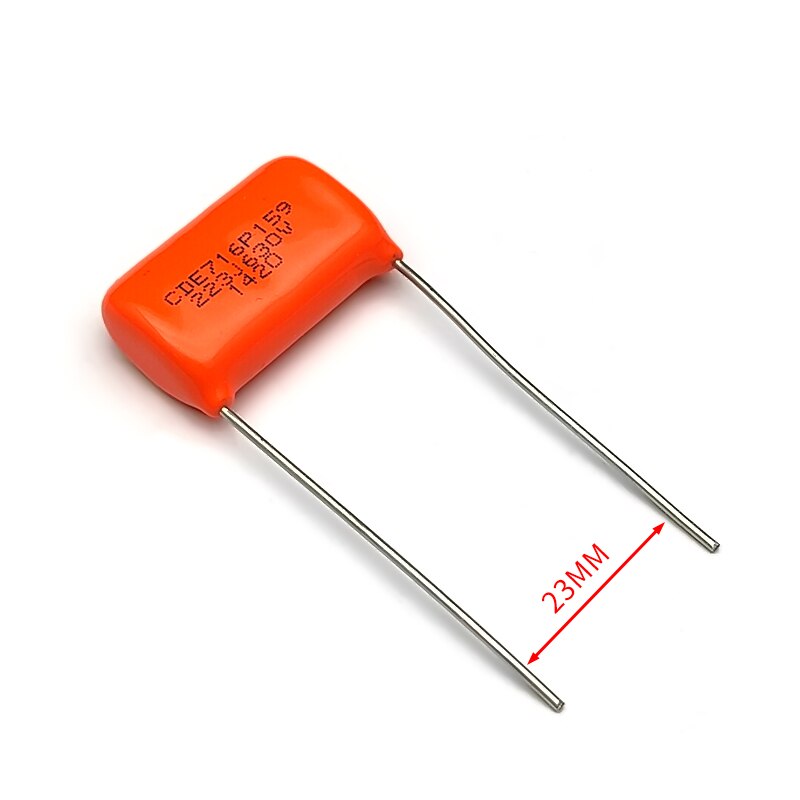 CDE – condensateur de guitare goutte Orange 716P .022uf/600V 23MM, pièces de guitare