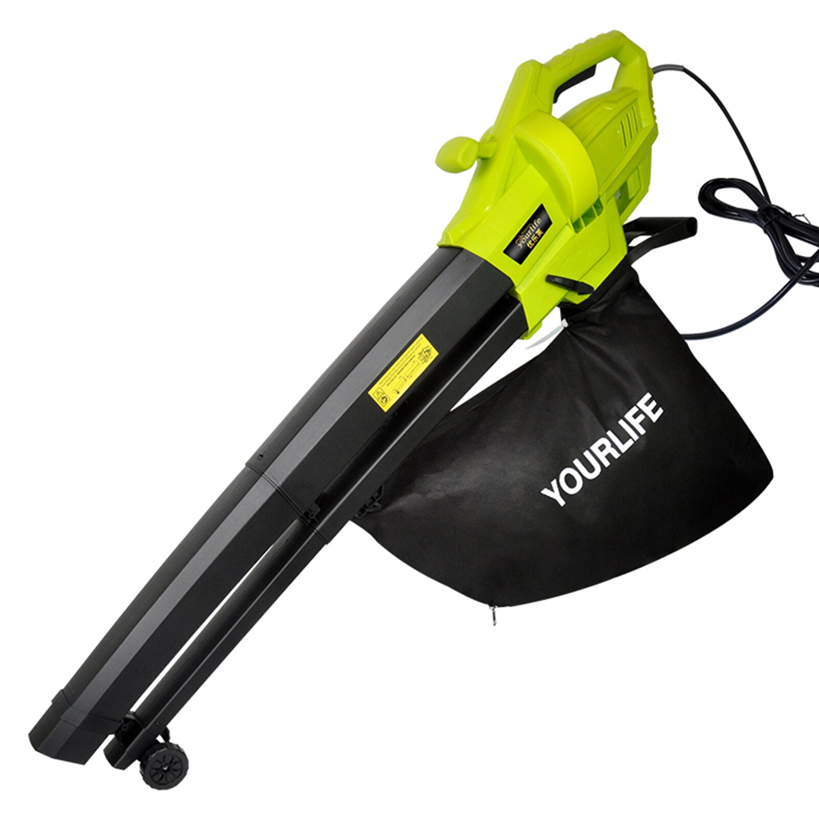 3-In-1 Garden Leaf Blower 3000W Portable Garden Leaf Crusher Electric Leaf Suction Machine Blowing Suction Dual-purpose Blower: Default Title