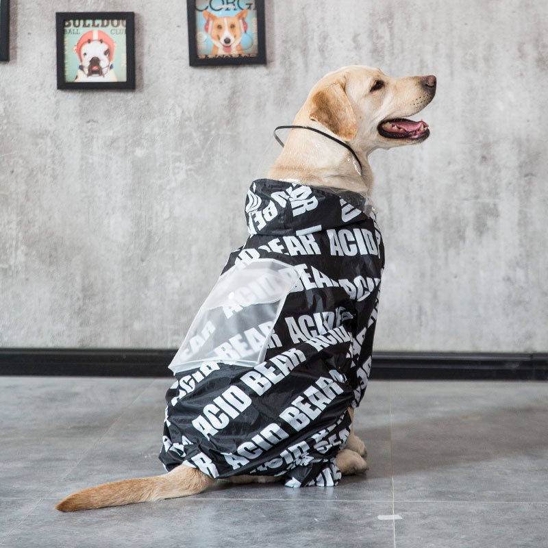 Hond Regenjassen Jumpsuit Regen Jas Waterdicht Pet Kleding Voor Medium Grote Hond Shiba Inu Samou Labrador Hond Kleren