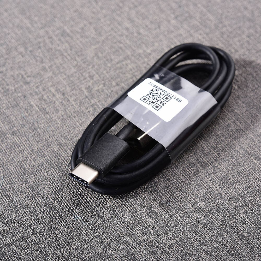 Originele Xiao Mi Fast Charger 18W Usb Quick Adapter 100 Cm TYPE-C Kabel Voor Mi 6 8 9 10 rode Mi Note 7 8 Pro A2 A3 Lite F1 MDY-08-EI: Black Cable