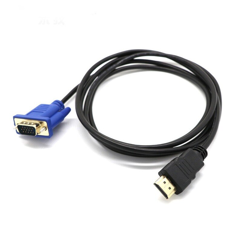 1 M HDMI Kabel HDMI Naar VGA 1080P HD Met Audio Adapter Kabel HDMI NAAR VGA Kabel