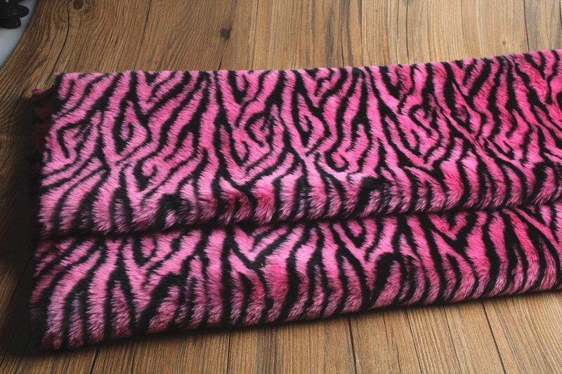 2Cm Luipaard Zebra Print Kunstmatige Pluche Bont Stof Diy Naaien Materialen Imitatie Faux Fur Stof Voor Kledingstuk Speelgoed 50x170cm