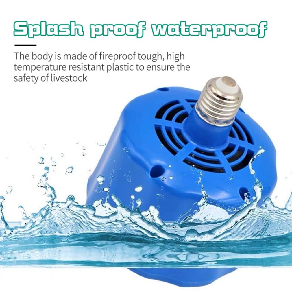 Blue Pet Incubator Incubator Chicken Temperature Controller Heater Farm Tools Adjustable Heating Lamp