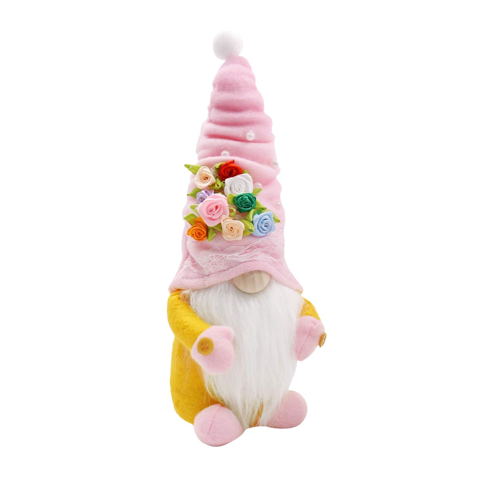 Bloemen Dwerg Gnome Pasen Moederdag Gnomes Home Decoratie Handmake Scandinavische Tomte Herbruikbare Home Decoratie: A