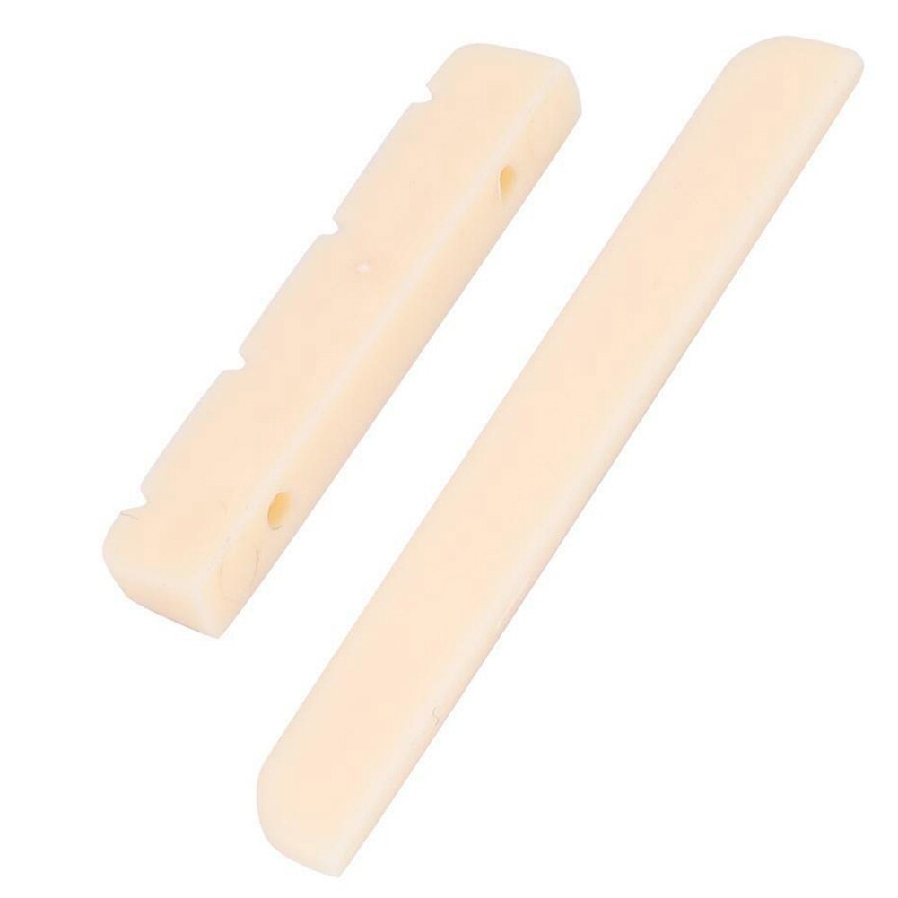 110mm Saddle Slotted Ivory Nut Replacement Practical Ukulele Bridge Set Home Rosewood Accessory DIY Universal