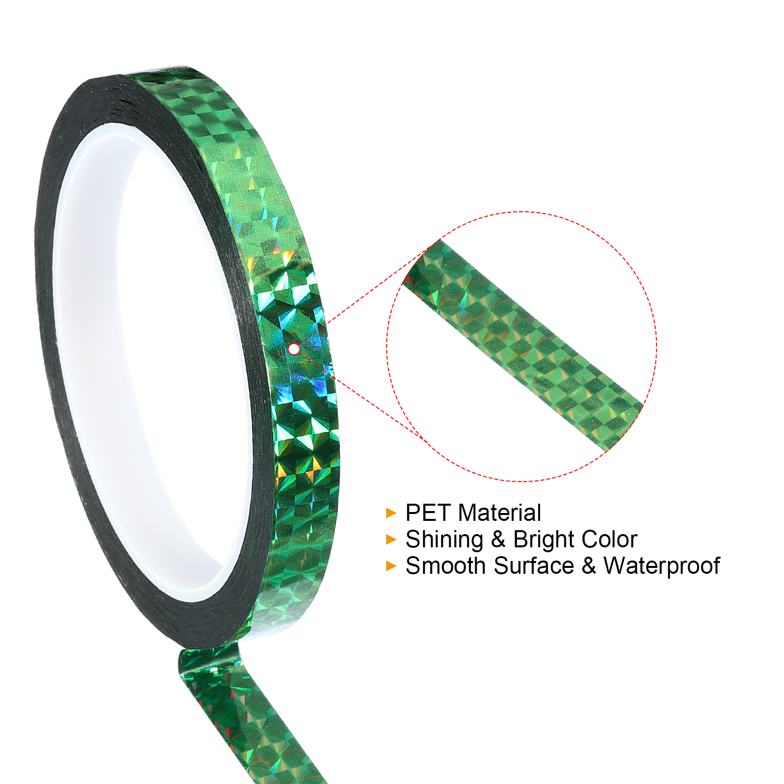 1Pcs 5/8/12mmx50m Prism Tape Holographic Metalized Reflective Adhesive Masking Tape for Detailing Accent Wall Decor Art Craft: S / Burgundy