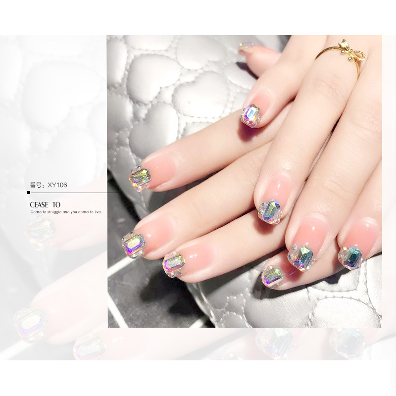 nouveauté Nail art Non fix ongles Strass cristal swarovski verre perles en vrac Strass pour ongles décorations