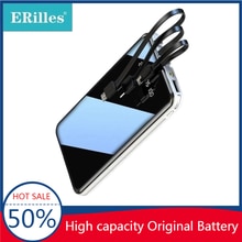 Mobile powerbank 50000 mah, vollbild , 3 usb-anschlüsse, tragbar, für notfälle im freien, schnellladefunktion, externer akku für samsung, xiaomi und iphone