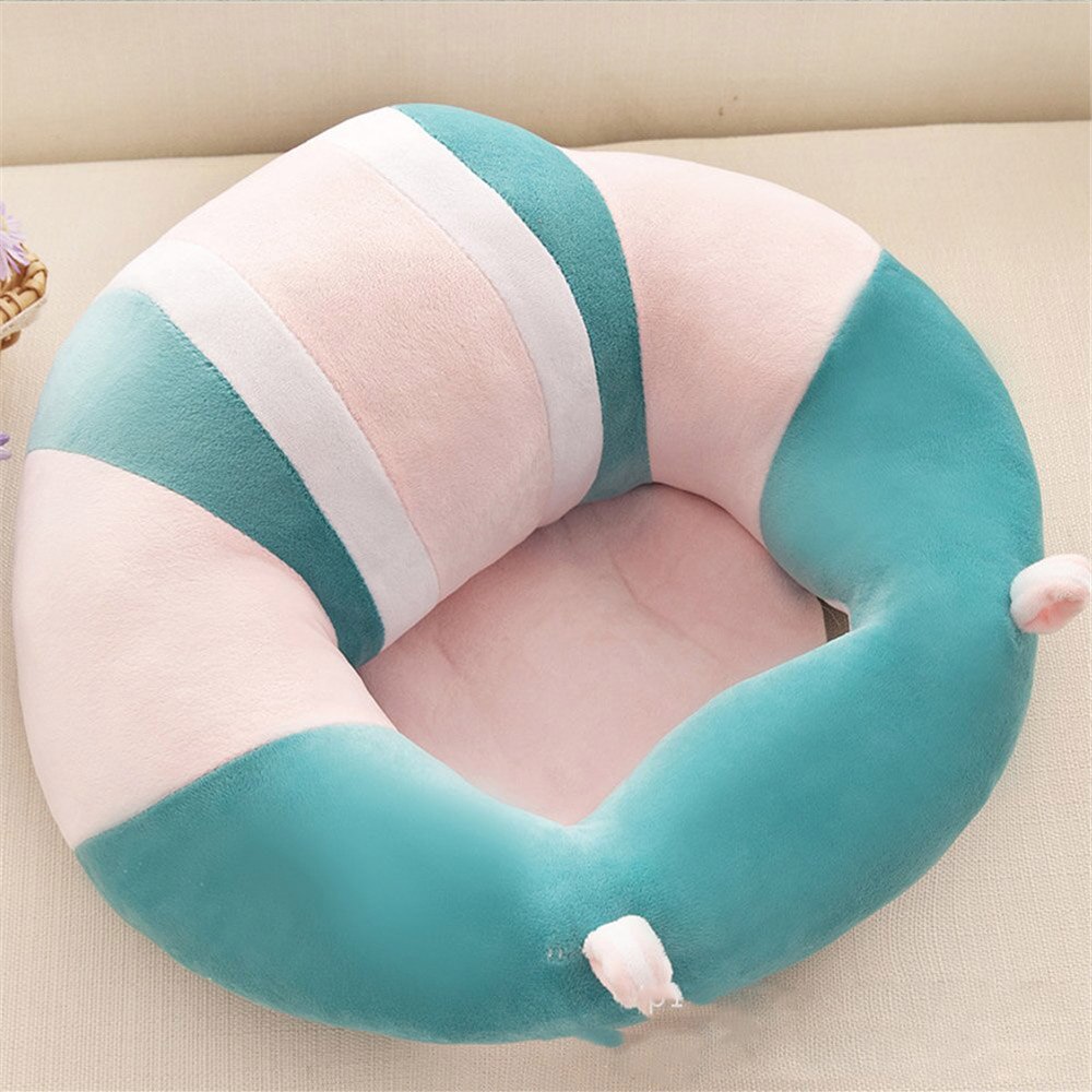 Blød babysofa støttesæde plys sækkestol til spædbørn, der lærer at sidde, lænestol, komfortabel småbørnsrede puffesæde babysofastol: Pj3298a