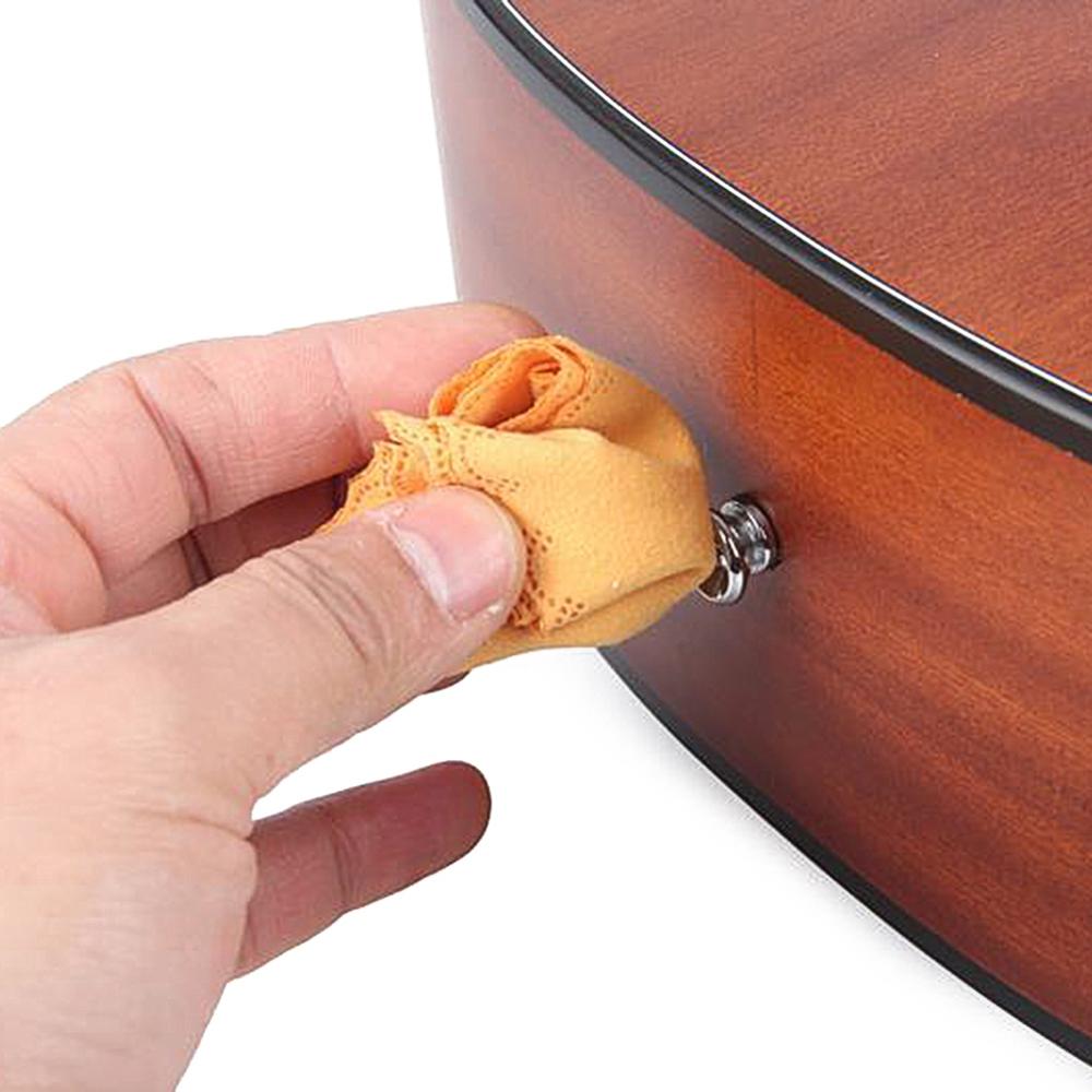 60ML/50ML Guitar Oil Fretboard Fingerboard Nursing Lemon Oil + Cleaning Cloth Set Universal Guitar Ukulele Care Accessories