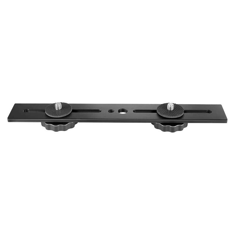 Support de trépied de montage d'appareil-photo de double Flash de 8 pouces avec la vis 1/4 pour la photographie stéréoscopique 3D accessoires d'appareil-photo de DSLR