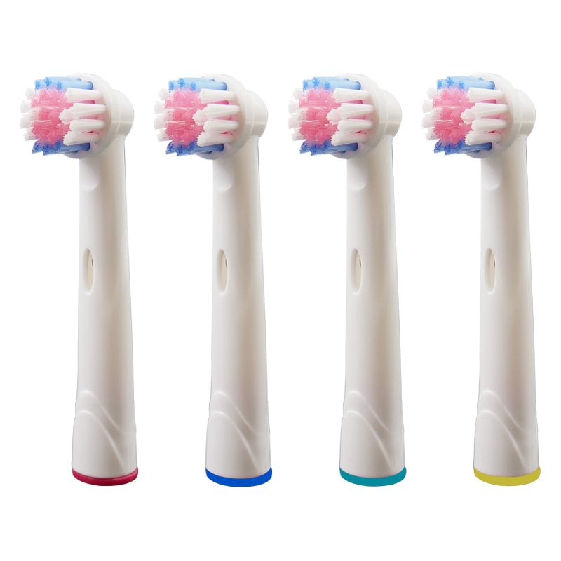 4 STUKS Vervangende Opzetborstels voor Braun Oral b Elektrische tandenborstels Nozzles Mondhygiëne Triumph Vitaliteit Cross Actie