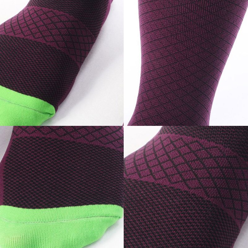 1 Paar Dunne Fitness Sokken Ademende Zweet Absorberende Mid Sokken Voor Fietsen Hardlopen