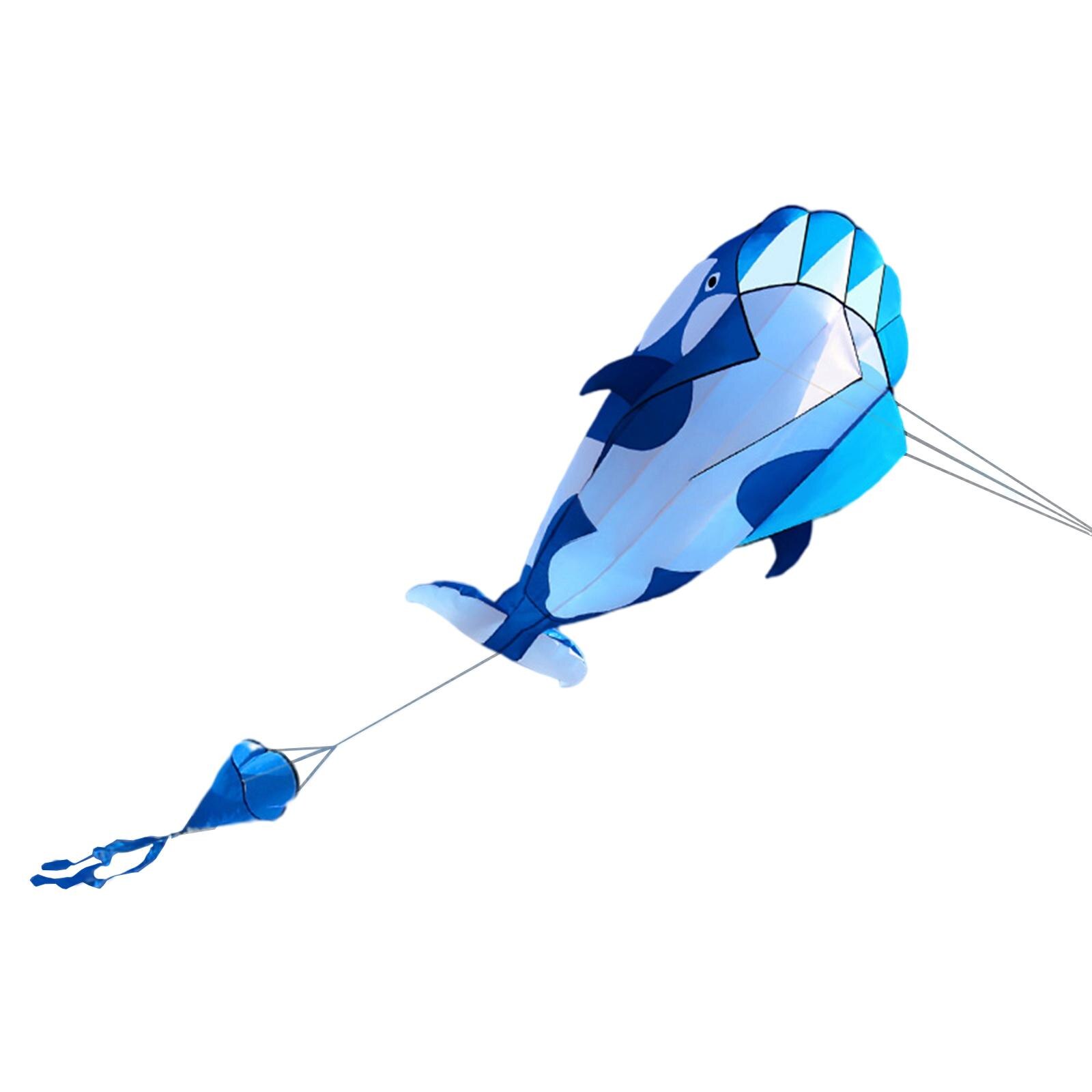 3d orca-drachen, gleitschirme, kinder-stranddrachen, große drachen für garten, camping, wandern, strandsport