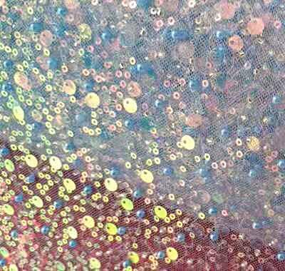 Beaded Symphony Pailletten 3D Kant Stof, Glanzende Bruidsjurk, Bruidsmeisje Jurk, DIY Home Curtain, RS3455, 13 Kleuren, Nieuw,: Koper