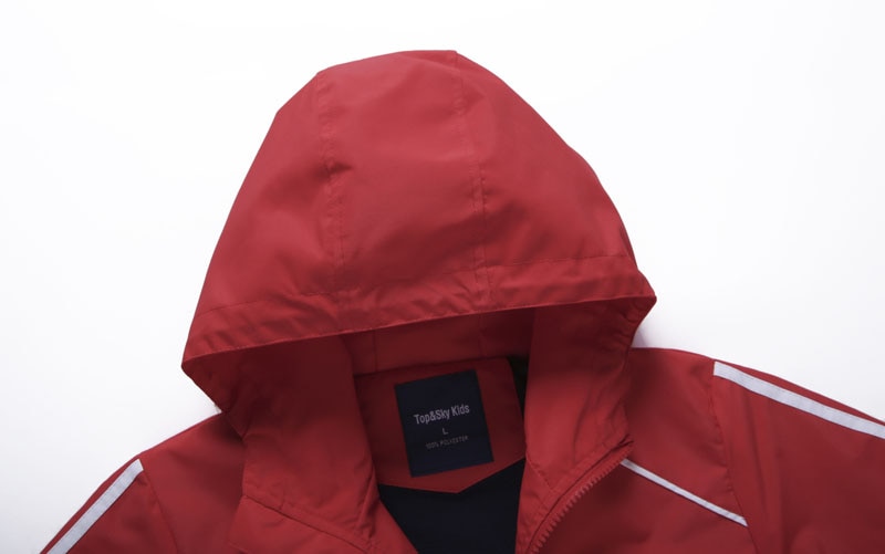 Junge Jacken Warme Polar Fleece Oberbekleidung Sport Jacke Mädchen Wasserdicht Winddicht Mantel Herbst Kinder Jacke für Kind Mit Kapuze