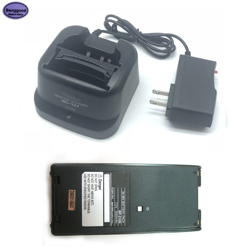BP210 BP-210N BP-210 BP-209 BP209 NI-MH Akku + BC-137 Schnelle Ladegerät für ICOM IC-V8 V82 A24 A6 F3G F30 F40 f11 F22 F4G Radio: uns Ladegerät Batterie