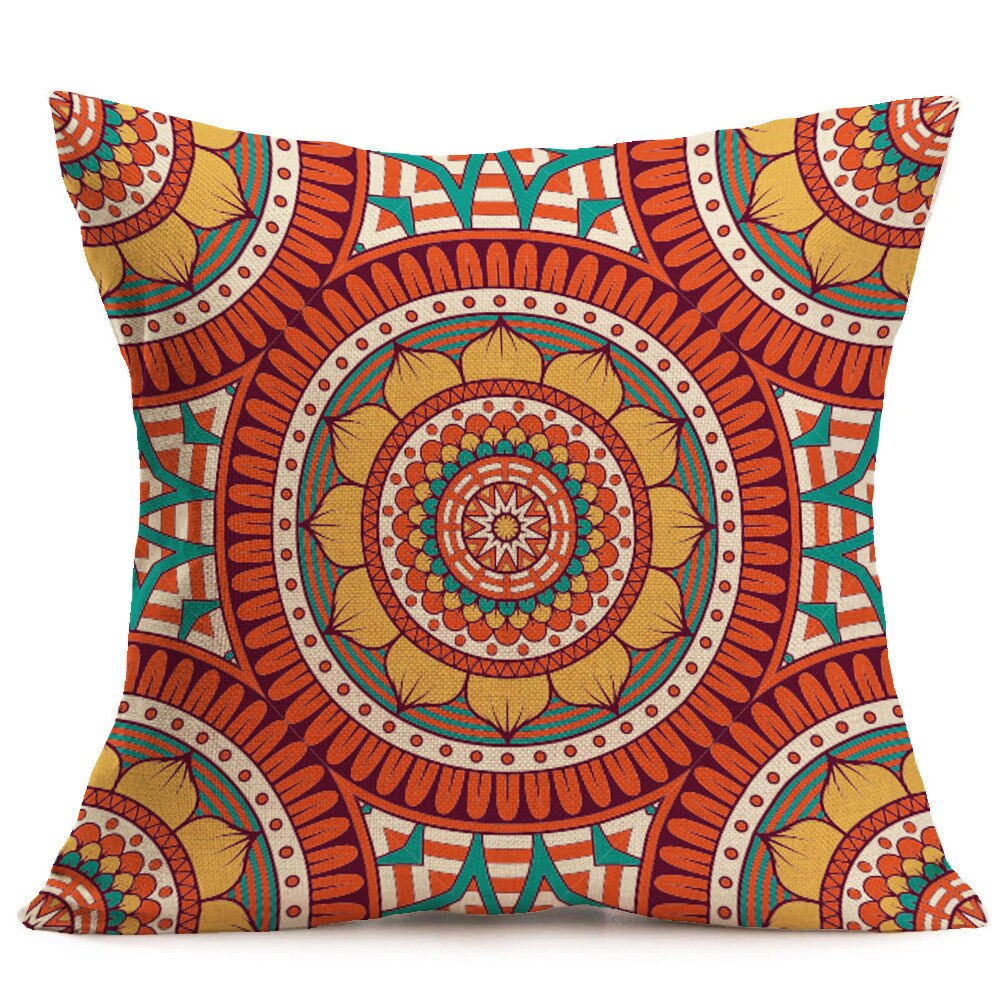 Taie d'oreiller imprimée de pour la maison oreillers décoratifs pour canapé housse de coussin confortable Kissen Cojines Decorativos Para Sofá: F