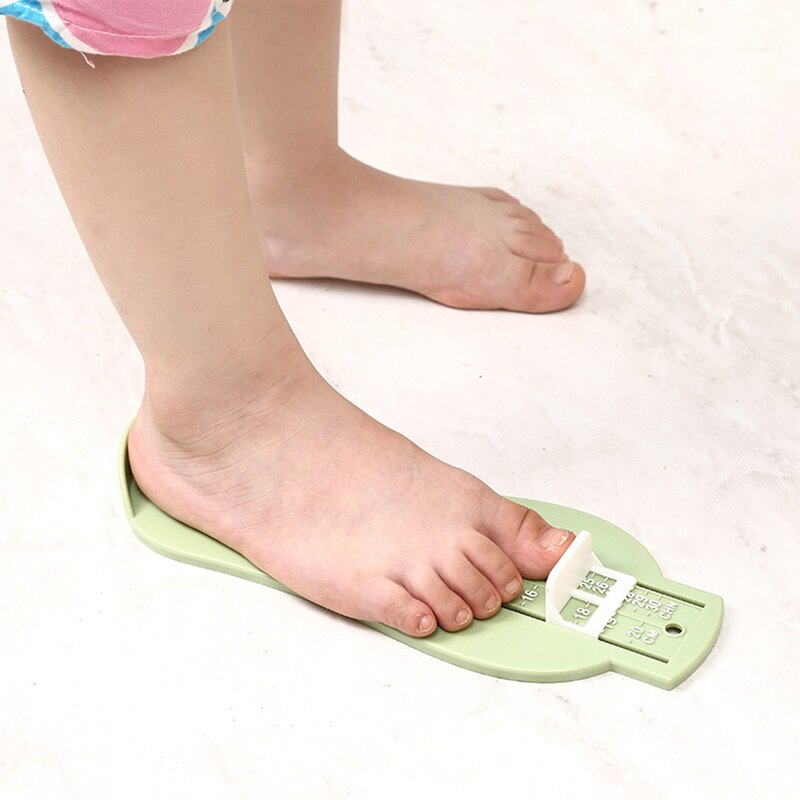 Baby fod lineal 3 farver barn spædbarn fod måle måler justerbar rækkevidde 0-20cm størrelse barn fod måle rekvisitter måling lineal