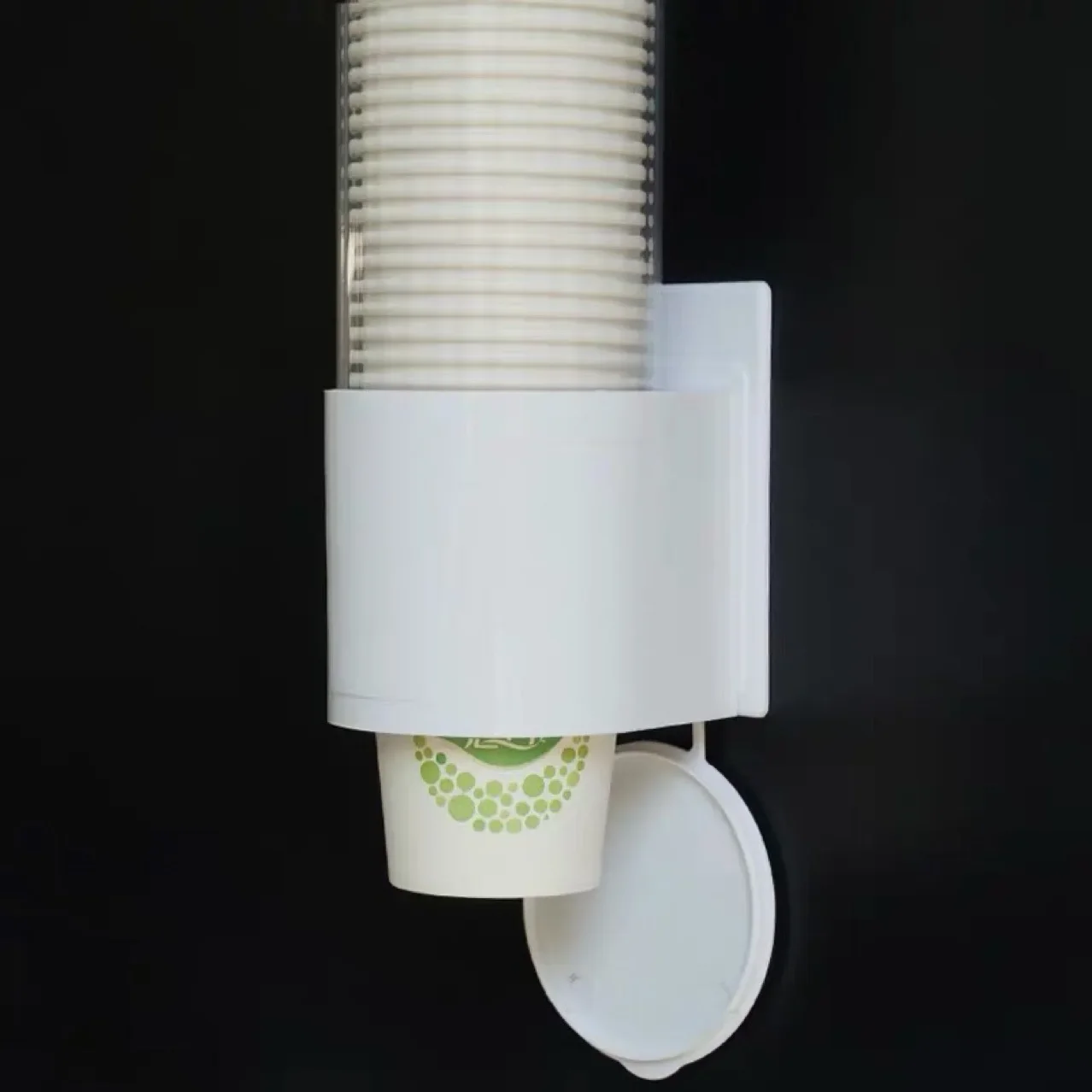 Einweg-Pappbecherspender, Wandmontage, Kunststoff, Wasserspender, Becherhalter, Becherbehälter, Papierrahmen, Heim-Organizer