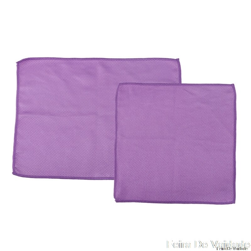 Chiffon en microfibre sans trace pour vitres, polissage de miroirs, écailles de poisson, chiffon doux, non pelucheux, chiffon de nettoyage réutilisable pour lunettes: H05