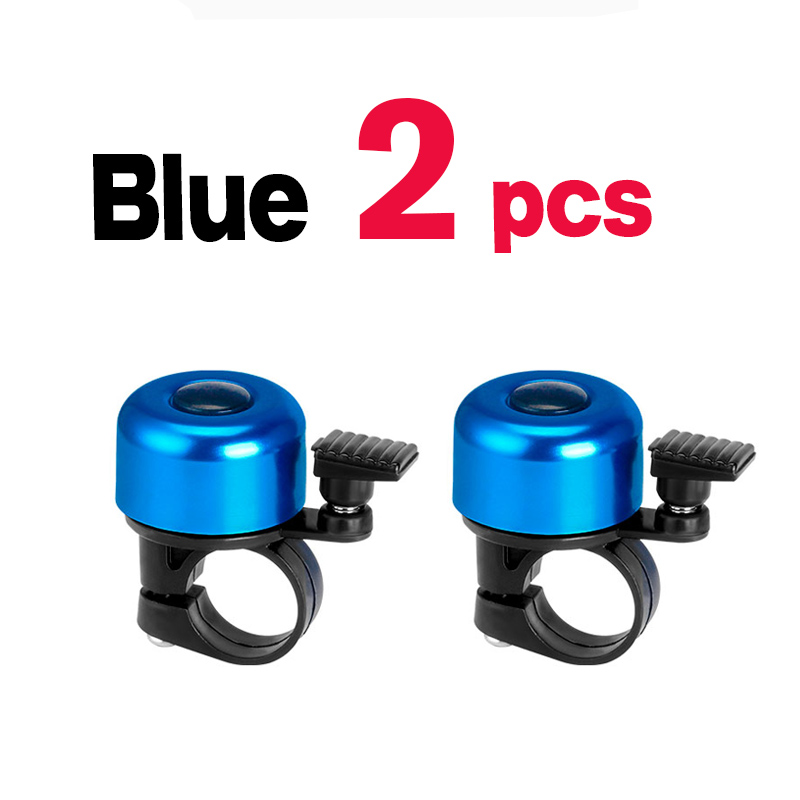 1~3 pezzi campanello per bicicletta in lega di alluminio MTB anello per clacson allarme sonoro di sicurezza manubrio allarme di avviso ciclismo accessori bici per bambini: Viola