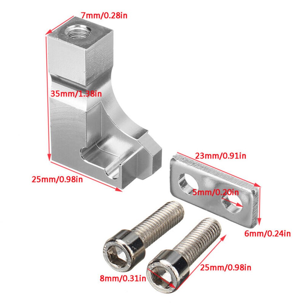 Repair Intake manifold Bracket Silver 03L129086 25x 7x35mm Accessories