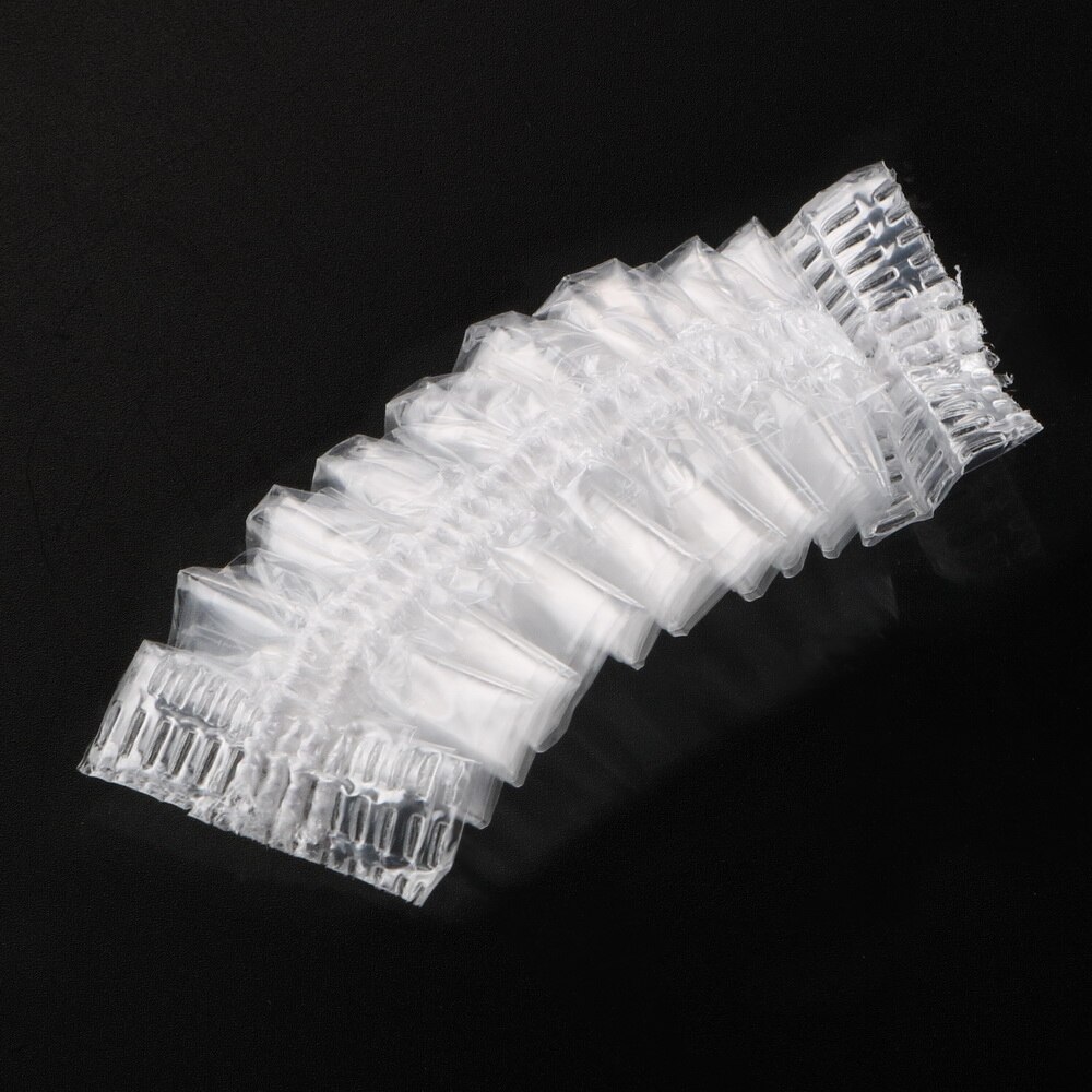 100 Pcs/Set Salon Hair Dye Clear Ear Cover Disposable Earmuffs Transparent Ear Protection Bathroom Products Waterproof