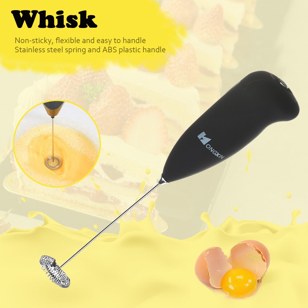 Elektrische Melkopschuimer Handheld Foamer Koffie Maker Eiklopper Cappuccino Stirrer Mini Automatische Blender Keuken Garde Tool