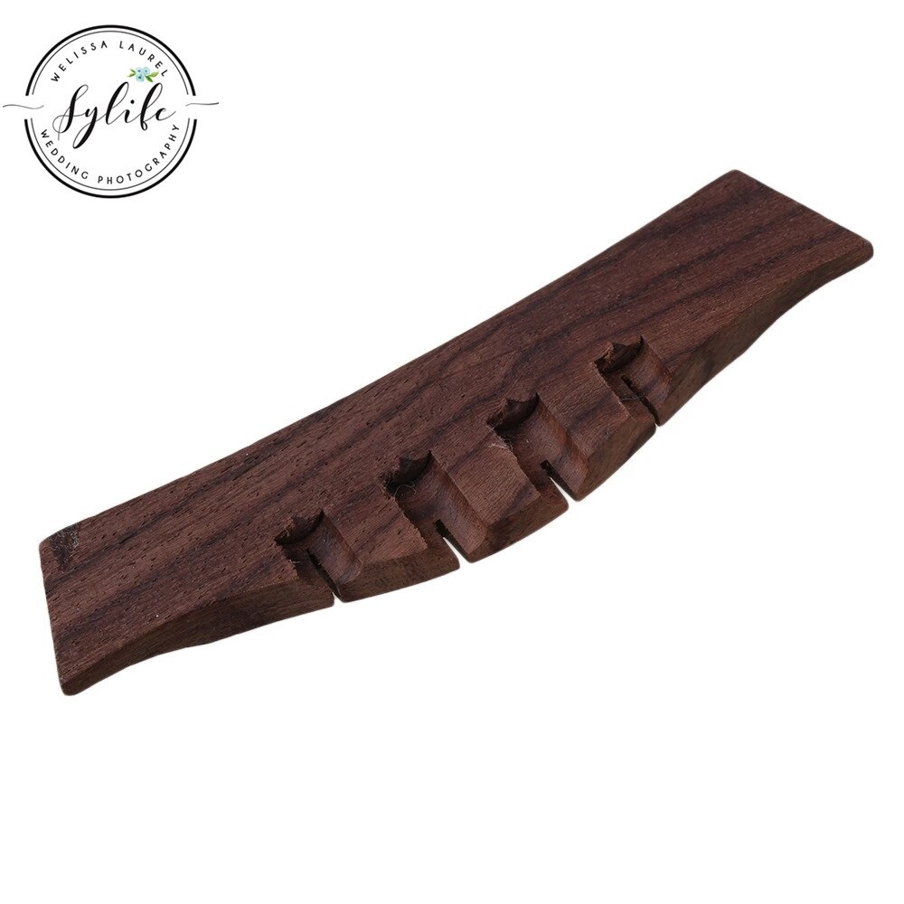 106mm Length Rosewood Bridge for Ukulele 4String Guitar Part Accessories