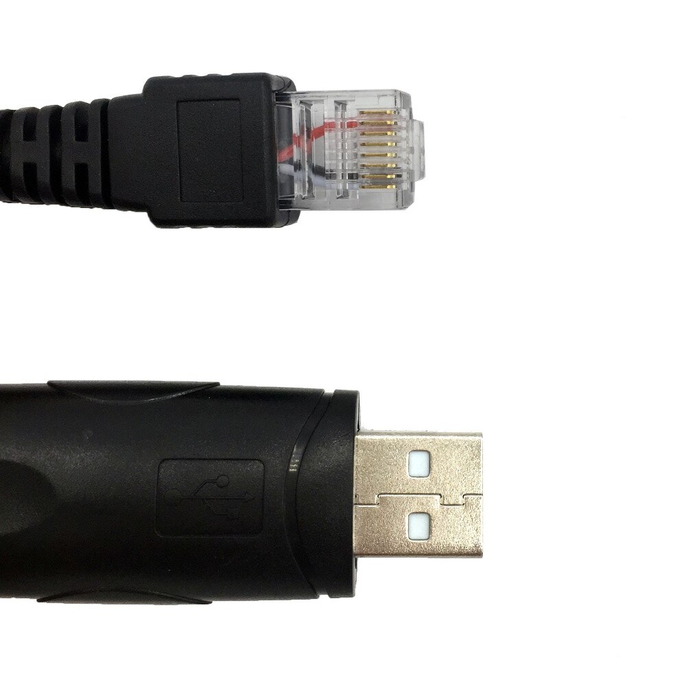 JEXJXO Programming Cable OPC-1122 for ICOME Radio for IC-F110 IC-F5023 8Pin USB Black