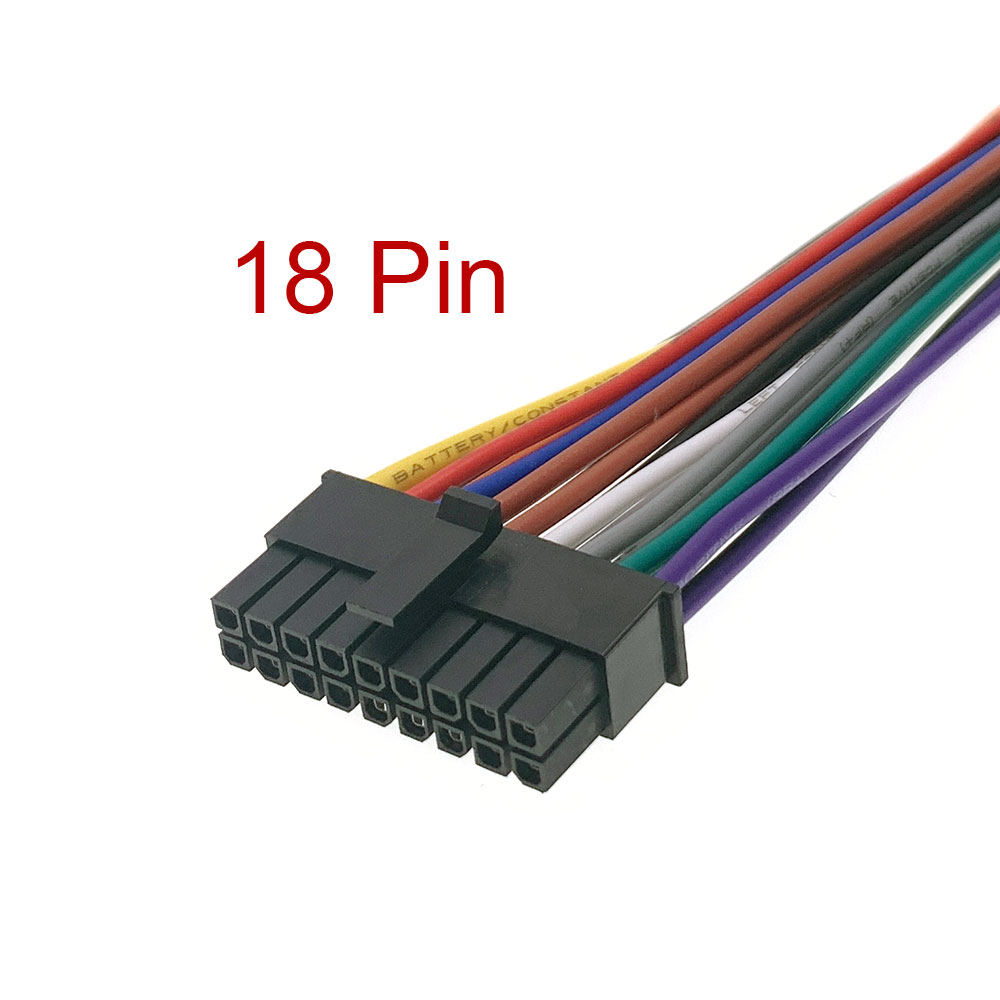 Universal bil-cd-radio stereohögtalare dsp strömkabelhärva kontakt 4 6 8 10 12 14 16 18 20 22 24 -stifts hankontakt adapterkabel: Blå