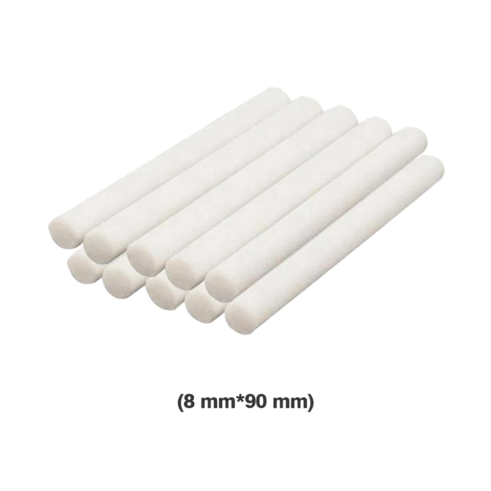 10/20 Stuks 8Mm Luchtbevochtiger Filter Katoenen Wattenstaafje Kern Usb Lucht Ultrasone Luchtbevochtiger Aroma Diffuser Vervanging Katoen Spons Stick: Blauw / eu