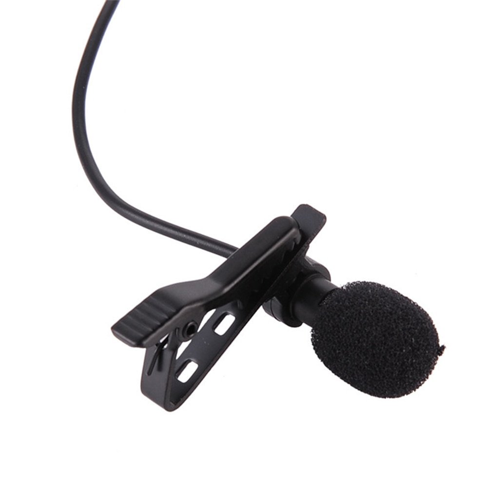 Universal Portable Mini Microphone Lapel Lavalier PC Phone Camera Mic Portable External Buttonhole Microphones for Computer Pc: Default Title