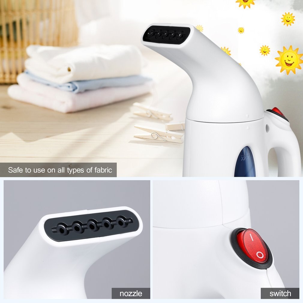 Warehouse 700W Handhold Ironing Machine Portable Dry Cleaning Travel Garment Steamer with Brush for Clothes Iron for Home