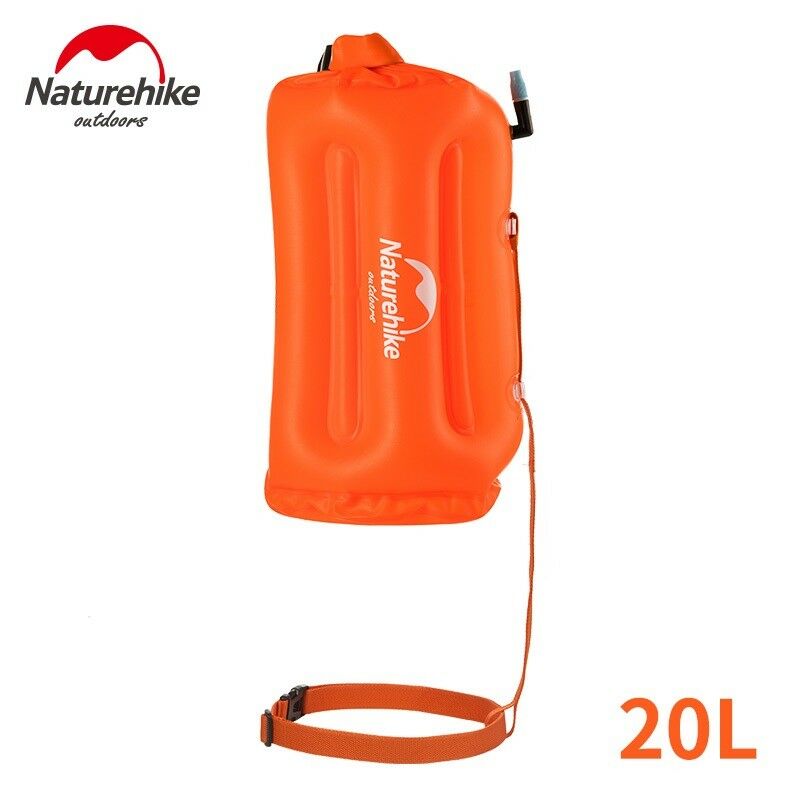Waterdichte Air Bag Zwemmen Boei Zwemmen Tow Float Dry Bag Met Waistbelt 8.5L/20L: 20L