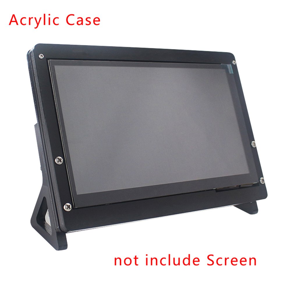 For Raspberry Pi Raspberry Pi 4 Model B 7-inch Acrylic Display Shell Bracket Stack Replacement Parts