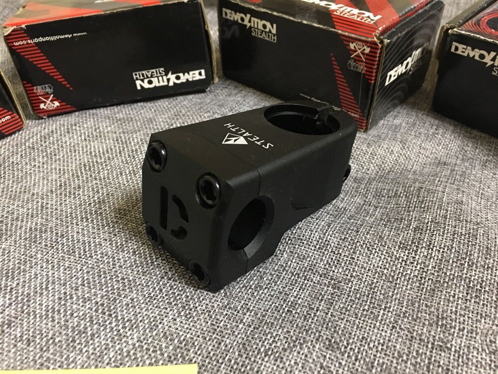 DEMOLITION BMX Steath uplift stem 7075-T6 heat-treated full CNC freestyle stems high strength made in Taiwan for