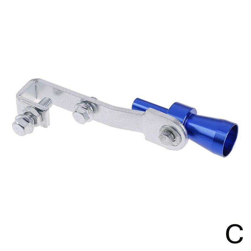 Universal Car Turbo Sound Whistle Muffler Exhaust Pipe Simulator Whistler For Vehicles Modified Turbo Whistle Tail Throat: Blue-S