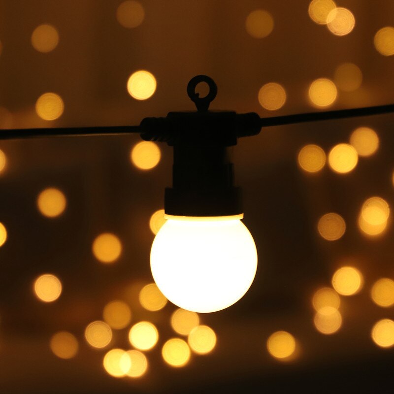 G50 Globe String Lights Backyard Patio Lights Hanging for Bistro Pergola Deckyard Tents Market Cafe Gazebo Porch Letters Party