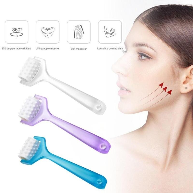 Draagbare vingerrollermassager, faceliftmassager, gezichtsvormer, ontspanningsapparaat, mini-vingermassager, bueaty bodymassage-ontspanningsapparaat