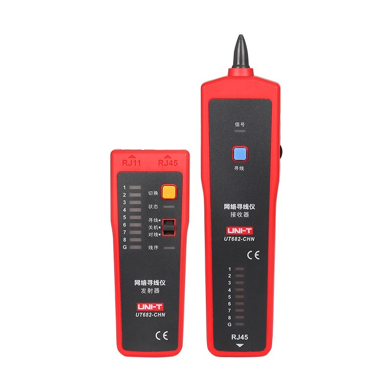 UNI-T Wire Tracker Handhold Cable Testing Tool/Network Cable/Telephone Line Calibration Cable Tester UT658 Wire Tester Tracker